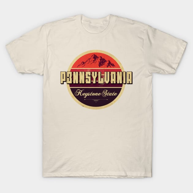 Pennsylvania: Keystone State T-Shirt by CTShirts